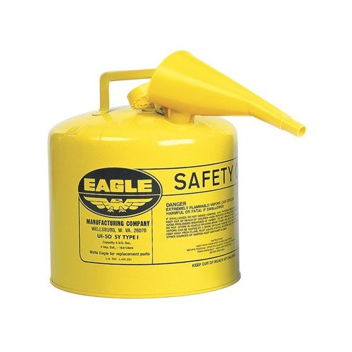 Eagle Ui-50-fsy Type-i Safety Diesel Can, 5 Gallon