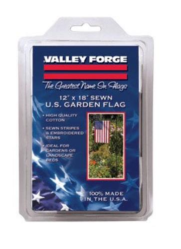 Valley Forge Flag Usgf-c Us Garden Flag, 12" X 18" Valley Forge Flag Usgf-c Us Garden Flag, 12" X 18"