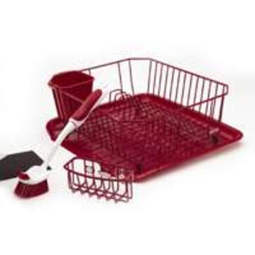 Newell Rubbermaid 1f91mared Sinkware Set 4-pc - Red Newell Rubbermaid 1f91mared Sinkware Set 4-pc - Red