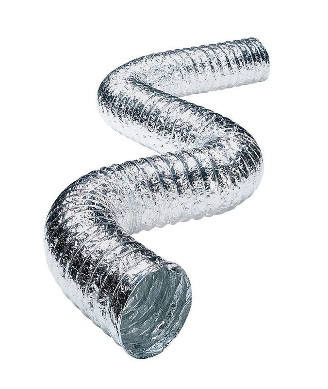 Deflecto F0408b Flexible Dryer Vent Duct, Aluminum, Metallic Deflecto F0408b Flexible Dryer Vent Duct, Aluminum, Metallic