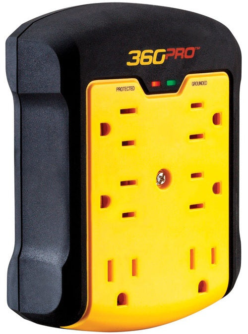 360 Electrical 36002 360 Pro Surge Tap, Yellow & Black