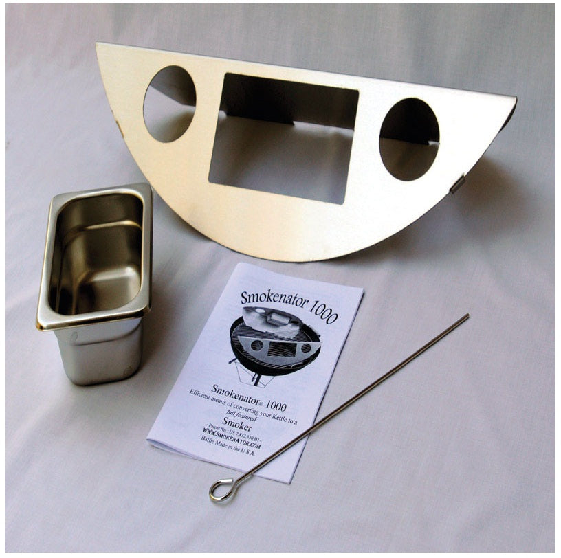 Smokenator Sk1 1000 Stainless Steel Smoking Kit, Silver Smokenator Sk1 1000 Stainless Steel Smoking Kit, Silver