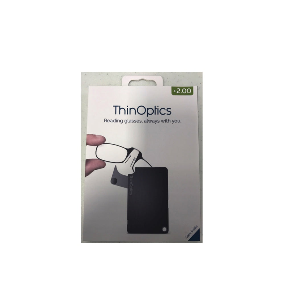 Thinoptics Fcb2.0blackisr Reading Glass With Flashcard Case, Black