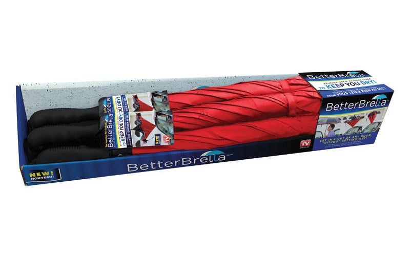 Betterbrella 1123cd Umbrella, Red, 41" Betterbrella 1123cd Umbrella, Red, 41"