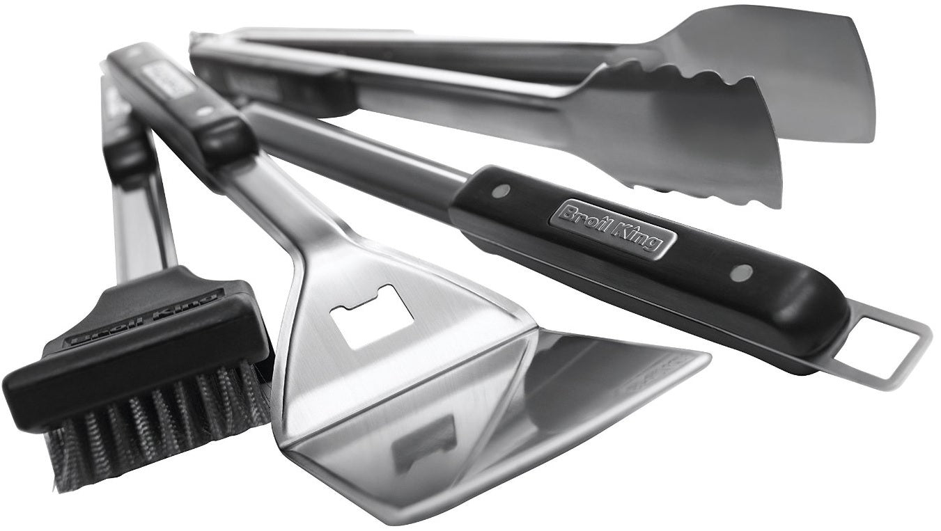 Broil King 64004 Professional Grilling Barbecue Tool Set, 4 Piece
