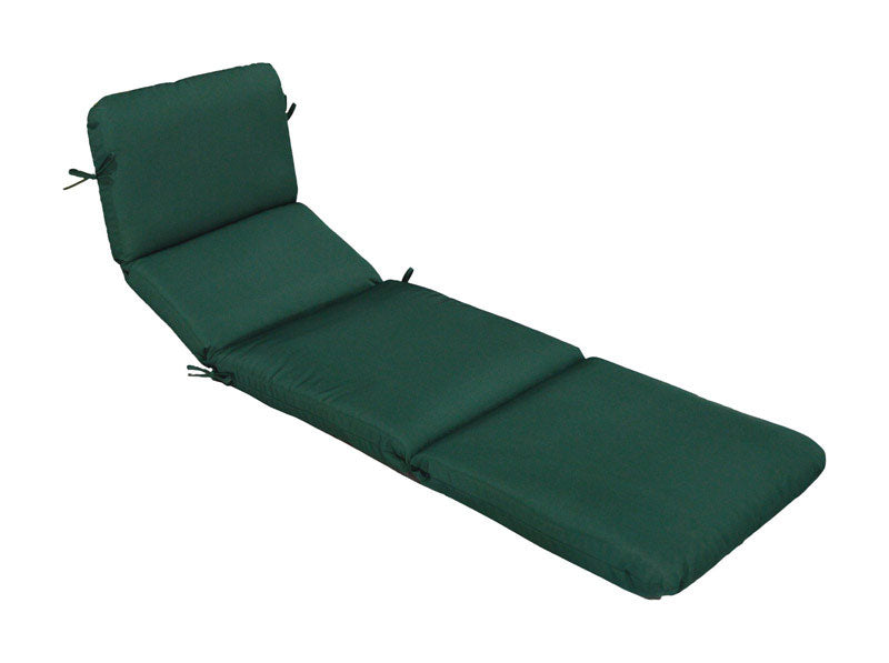 Casual Cushion 301-1455 Chaise Cushion, Green