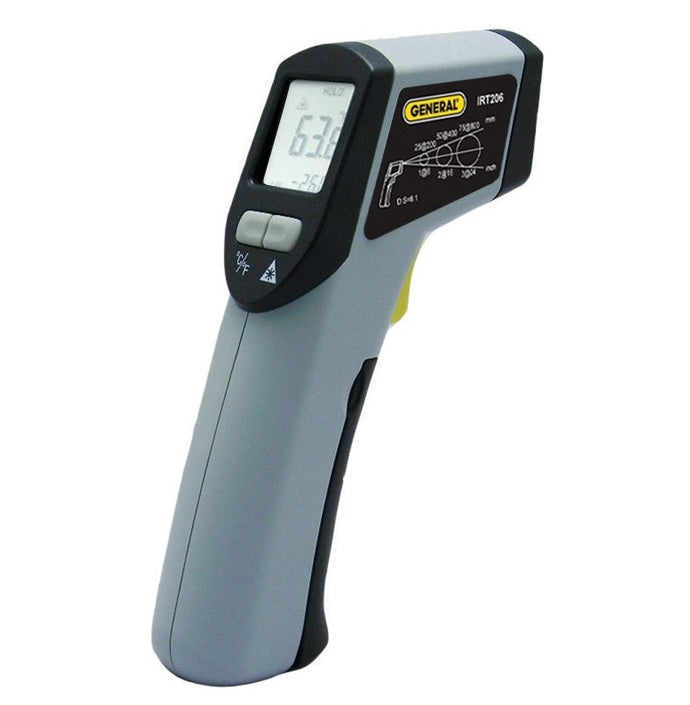 General Tools Irt207 Mid-range Heat Seeker Digital Thermometer, Gray