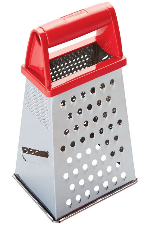 Good Cook 15601 Stainless Steel Box Grater, 9", Assorted Color