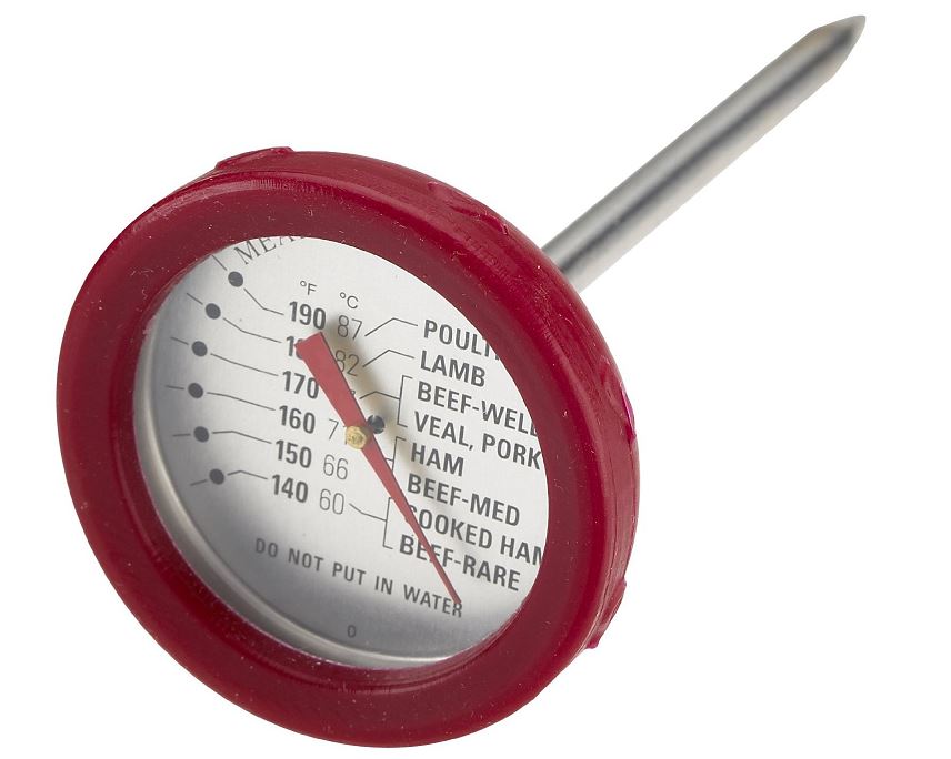 Grill Pro 11391 Stainless Steel Mechanical Meat Thermometer