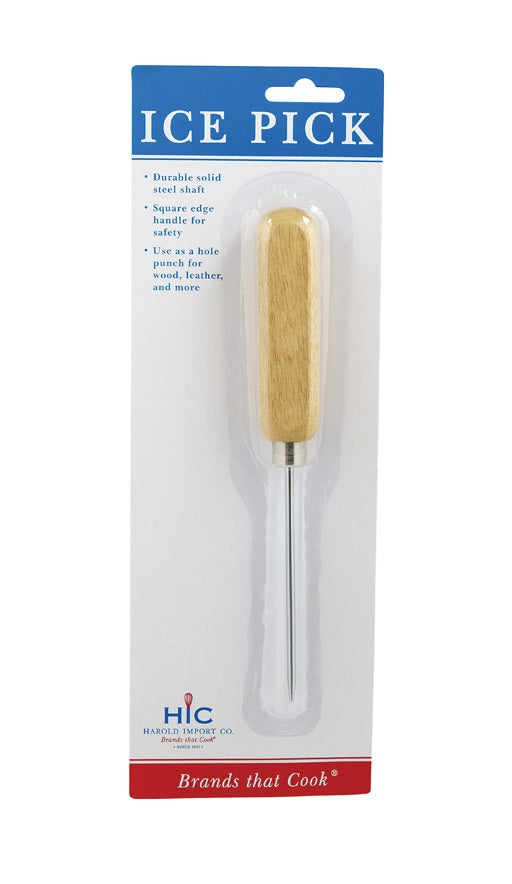 Hic 43108 Kitchen Ice Pick With Wood Grip, 8" Hic 43108 Kitchen Ice Pick With Wood Grip, 8"
