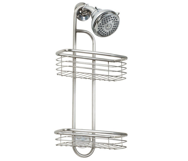 Interdesign 27030 Forma Bathroom Shower Caddy, Brushed Stainless Steel