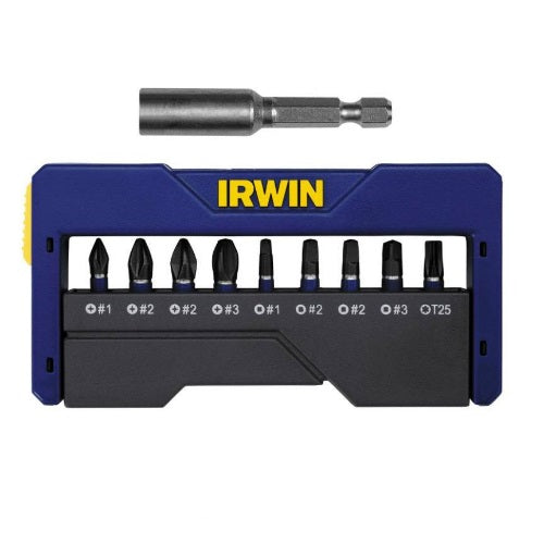 Irwin 1866983 Mixed Impact Insert Bit Pocket Case, 10 Piece Irwin 1866983 Mixed Impact Insert Bit Pocket Case, 10 Piece