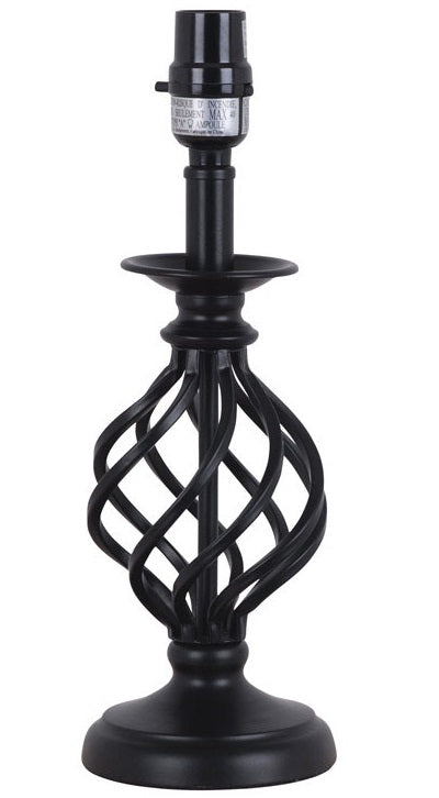 Living Accents 17761-001 Table Lamp Base, Black