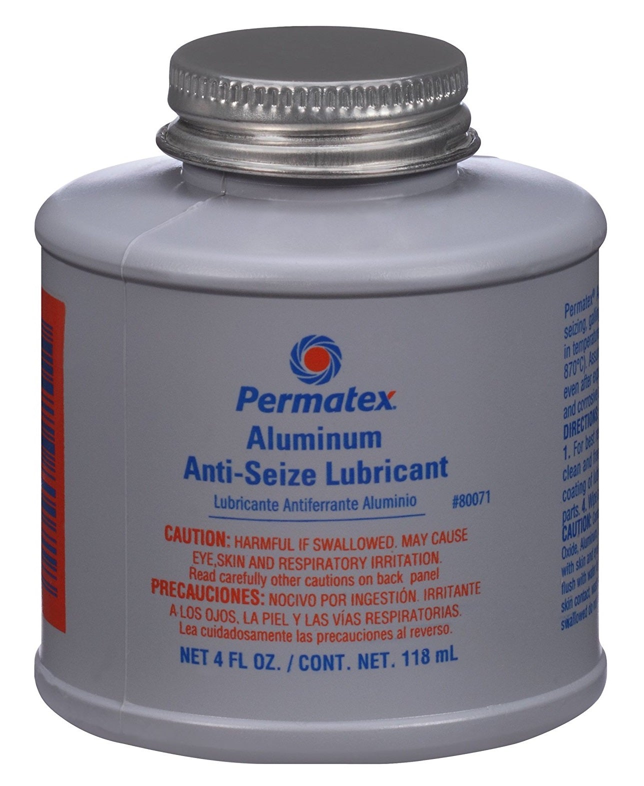 Permatex 80071 Anti Seize Lubricant, Fl. 4 Oz