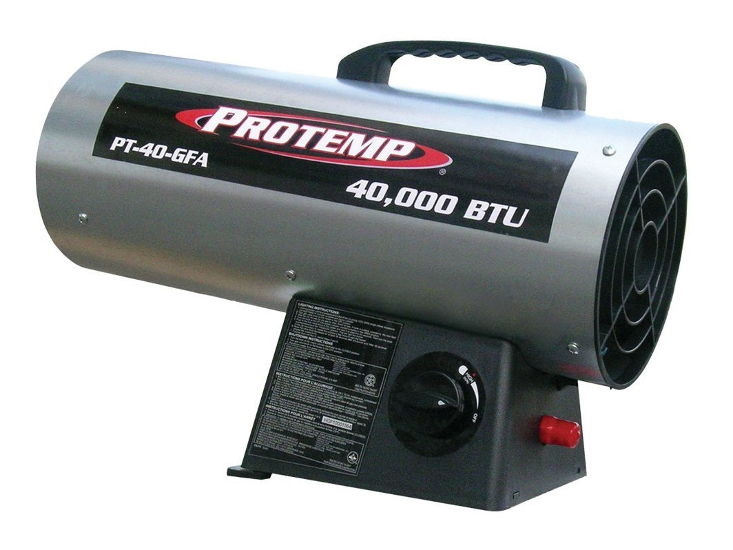 Protemp Pt-40-gfa Portable Fan Forced Propane Heater, 40,000 Btu's