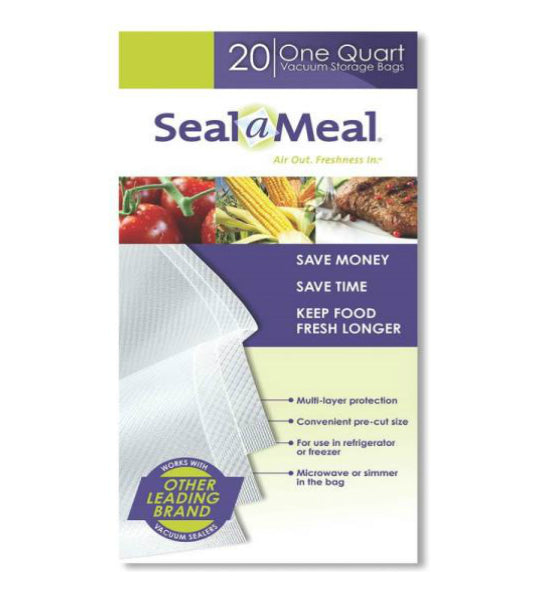 Rival Fssmbf0216-000 Seal-a-meal Vacuum Sealer Bag, 1 Quart
