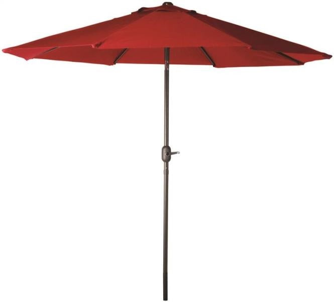 Seasonal Trends 60034 Market Crank Umbrella, Red