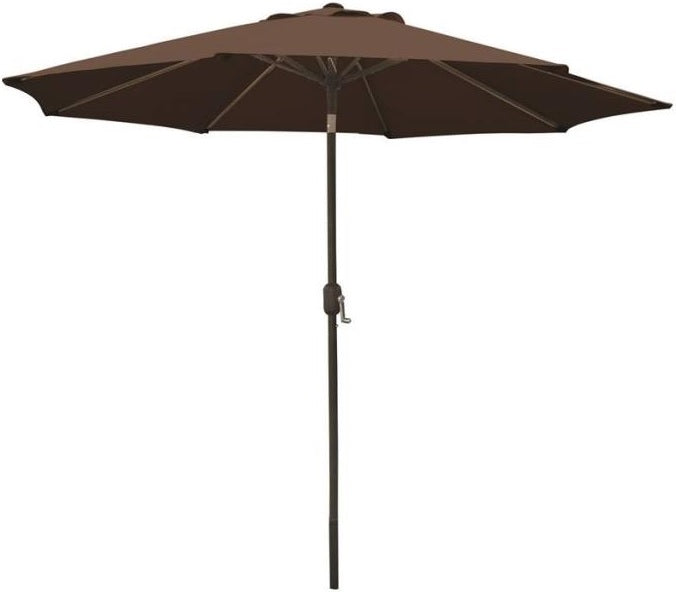 Seasonal Trends 60037 Crank Umbrella, 55.1" X 5-1/21" X 5-1/21", Chocolate