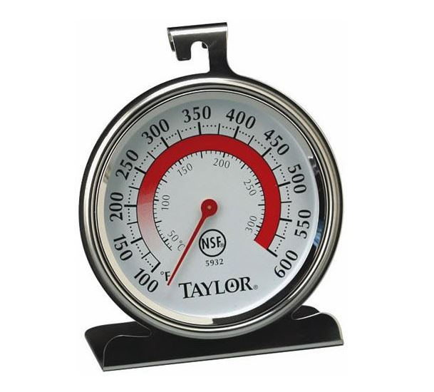 Taylor 5932 Classic Oven Thermometer, Stainless Steel, 3-1/4" X 3-3/4" Dial Taylor 5932 Classic Oven Thermometer, Stainless Steel, 3-1/4" X 3-3/4" Dial