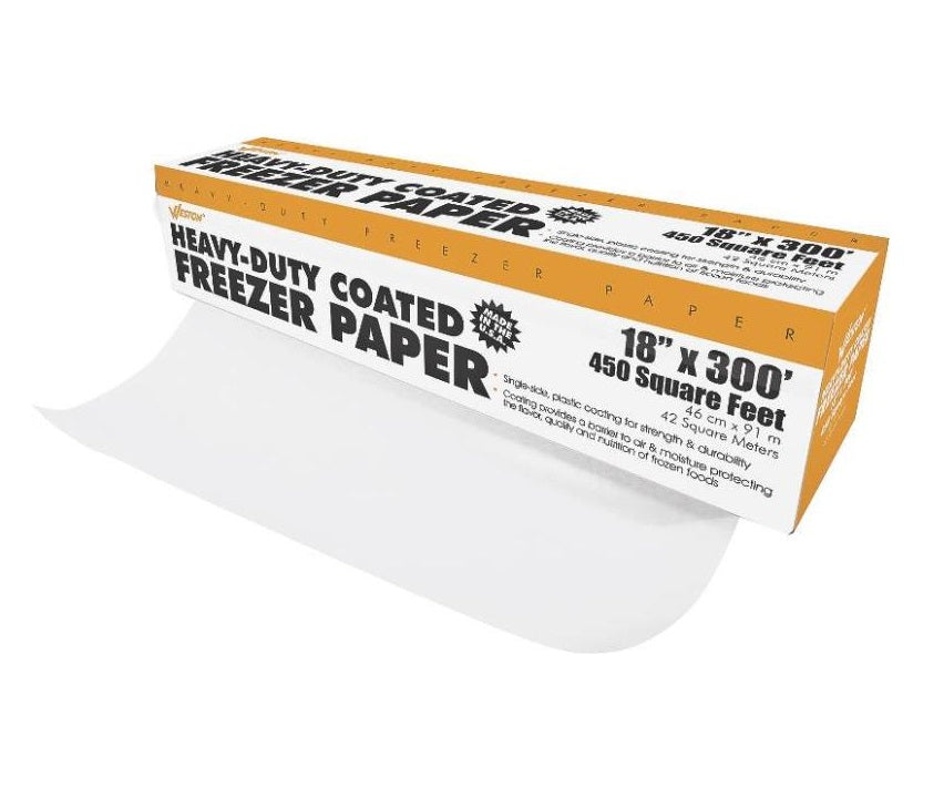 Weston 834001w Heavy Duty Freezer Paper, 18" X 300'