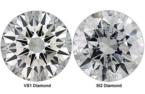 VS1-diamond-vs-SI2-diamond-clarity