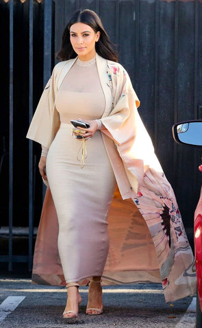 Kim K in a Kimono