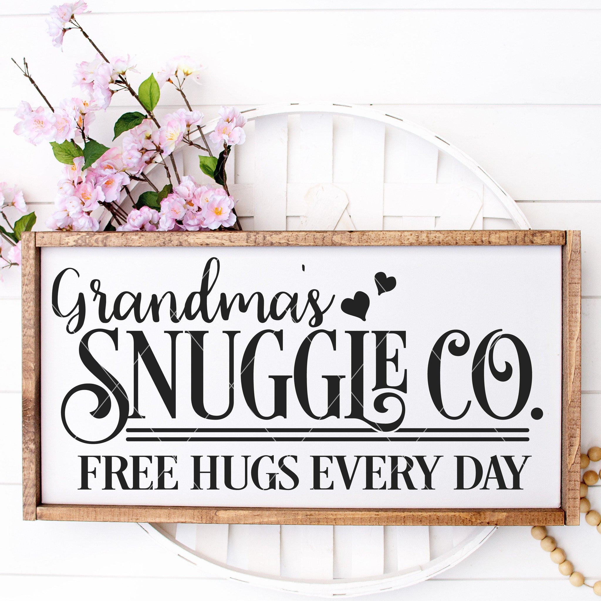 Download Grandma's Snuggle Co Vintage SVG With Mom & Auntie Variations - Board & Batten Design Co.