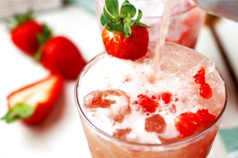 Strawberry Rose Mocktail Recipe