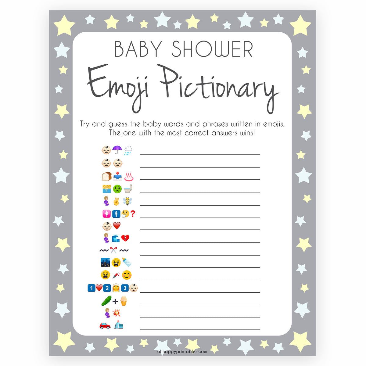 baby-emoji-pictionary-printable-grey-yellow-baby-shower-games
