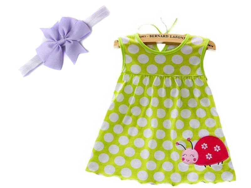 Girl Dress Baby Dresses Pattern Print Lemon Cartoon Birthday Dress Female Baby Summer Clothes Kids Girl Clothes