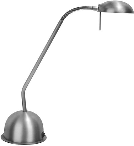Dainolite Satin Chrome Adjustable Reading Lamp Bulb Included DLHA730-SC