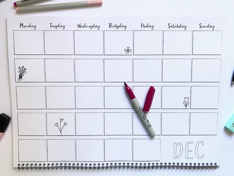 perpetual planning calendar for educators