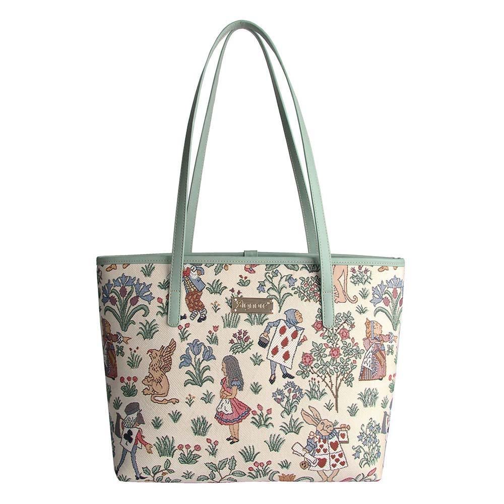 Alice in Wonderland Shoulder Tote Bag | 0 – Signare Tapestry