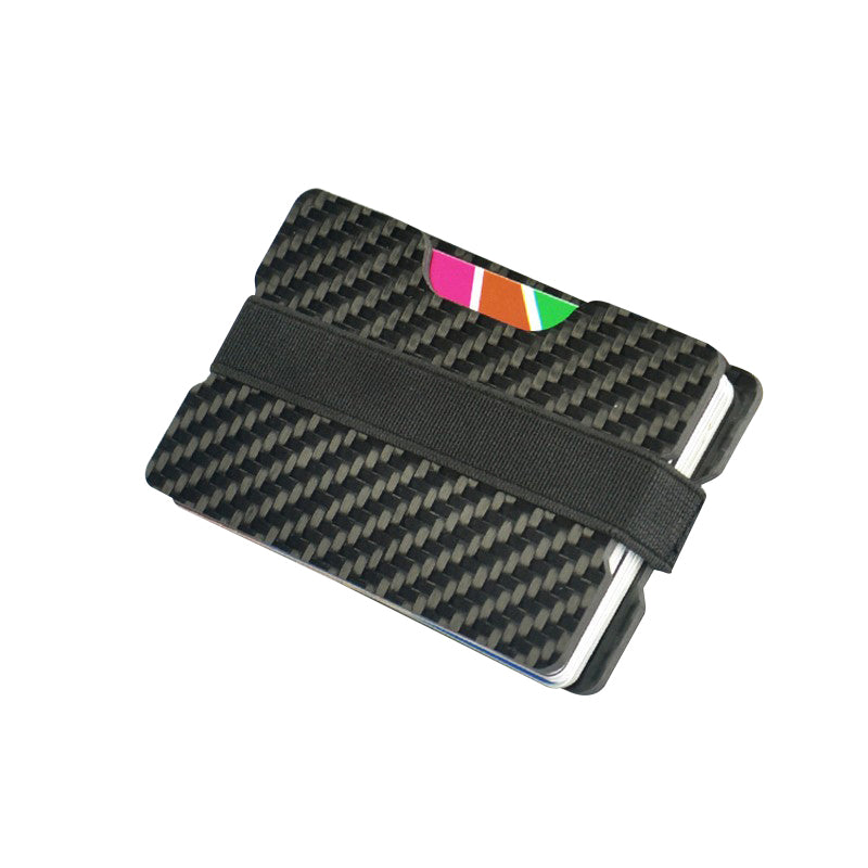 Carbon Fiber Credit Card Holder - Elastic Band – Carbon Fiber Junkie