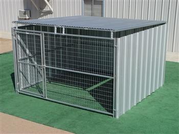 Rhino Dog Kennel with Roof Shelter 12'x12' – Dens and Kennels