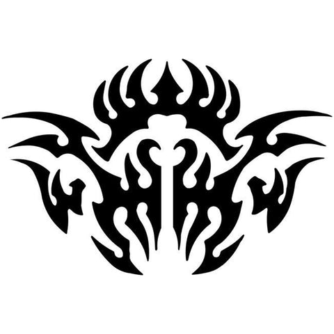 Firebird Tribal Tattoo Stencil