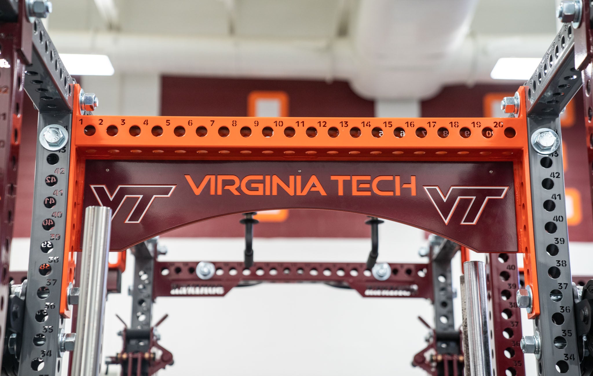 Virginia Tech power racks