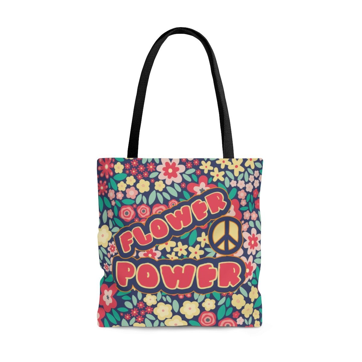 Peace Love AOP Tote Bag - Heyjude Shoppe