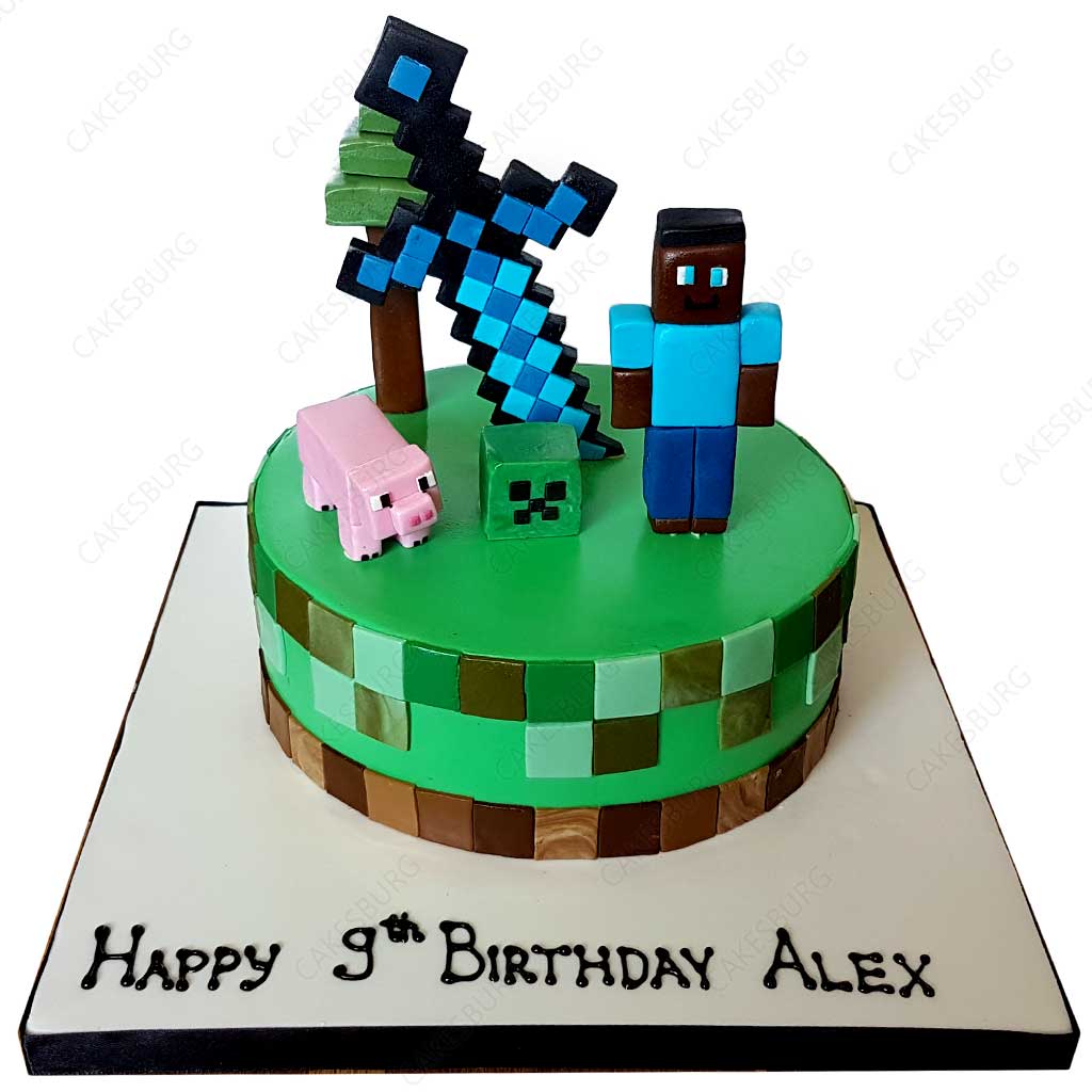 Minecraft Cake 2 CAKESBURG