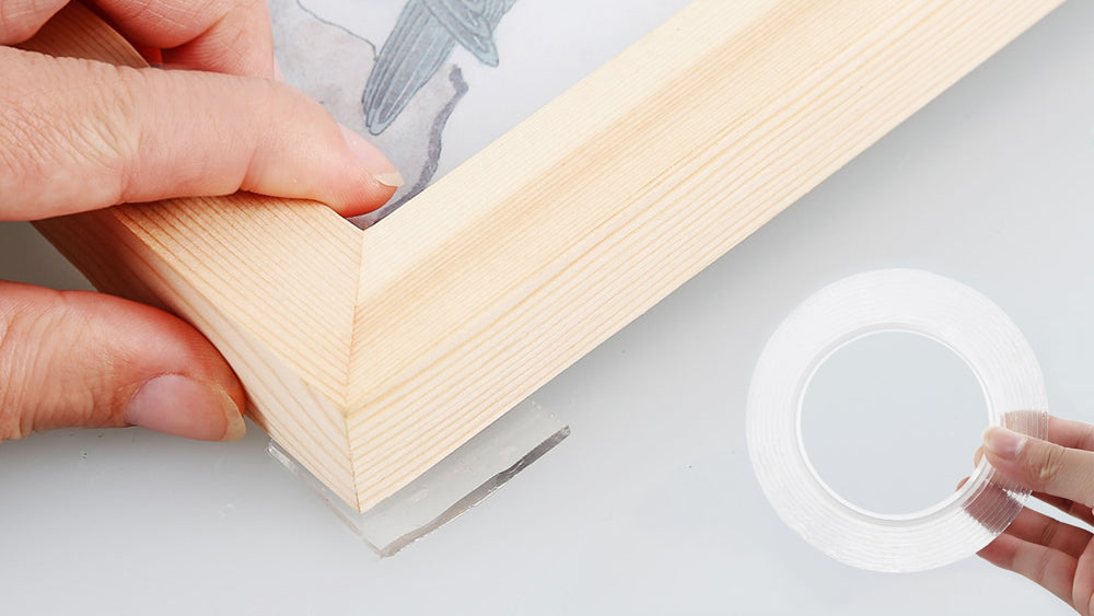 Nano Magique Fix : Rouleau scotch tape double face super collant ni clou ni vis Sans aucun trace - Atypique