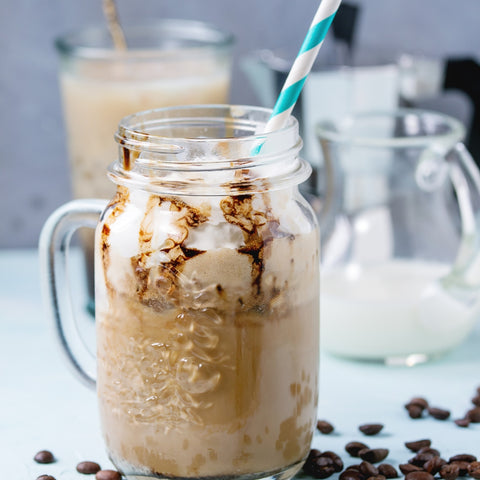 how to make Australian iced coffee with instant coffee