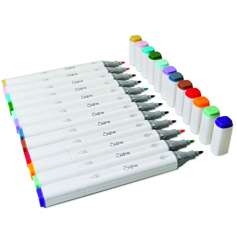 Sizzix Accessory – Permanent Pens, 12PK (Assorted Colours)