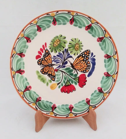 mexican plates hand painted mexico hand thrown folk art