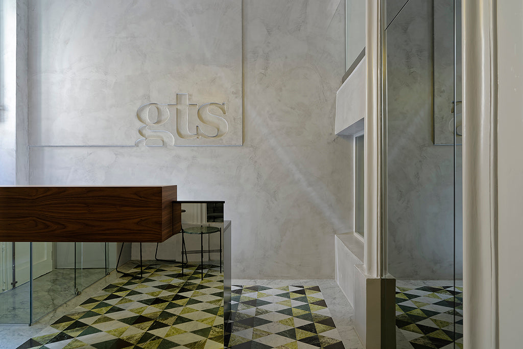gts offices valletta green mosaic marble flooring rlautier