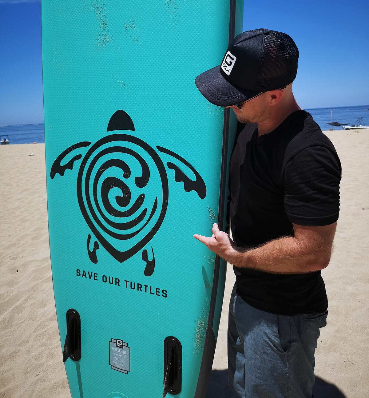 GILI Air Inflatable Paddle Board – Rette unsere Schildkröten