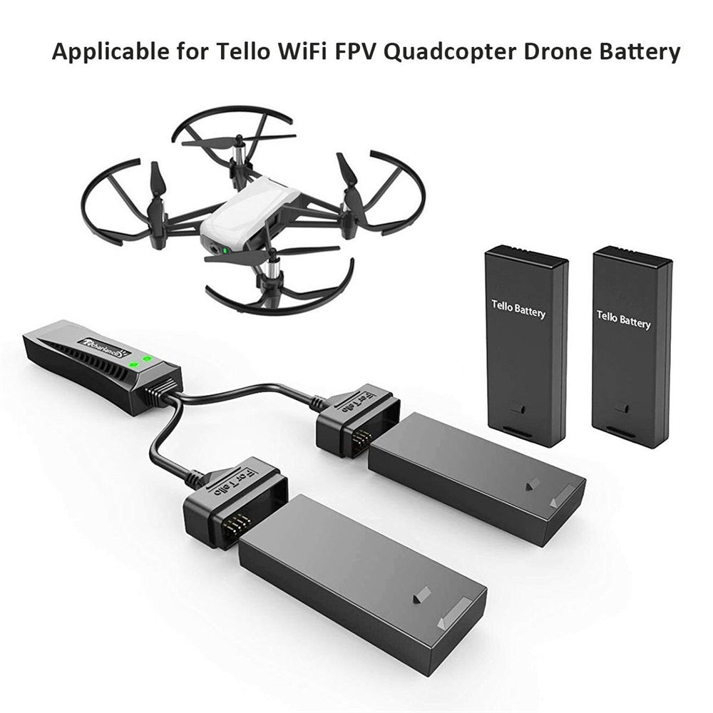 Tello Drone Cargador de batería Quick Smart Charger Steward Hub de carga para WiFi FPV Quadcopter Drone