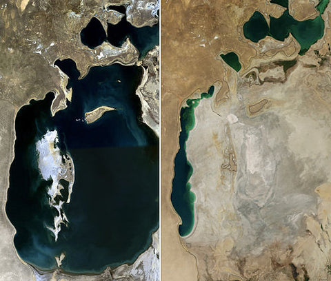 Aral sea descruction fast fashion ethical clothing handmade artisanal
